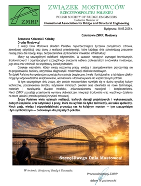 �yczenia Przewodnicz�cego ZMRP