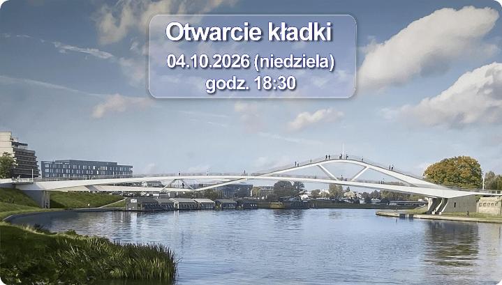 Otwarcie k�adki dla pieszych na Ludwinowie